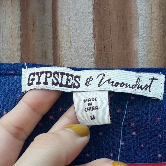 Gypsies & Moondust Kimono Duster Flared Sleeves M - Picture 6 of 7